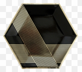 Shop Black U2013 Party Et Cie - Hexagon Plates Emoji,Black Emoji Curtains