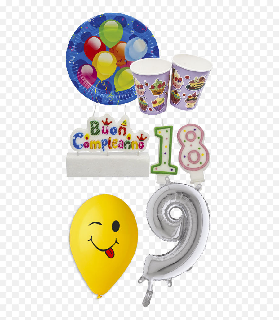 Perlafesta - Happy Emoji,Party Emoticon Type