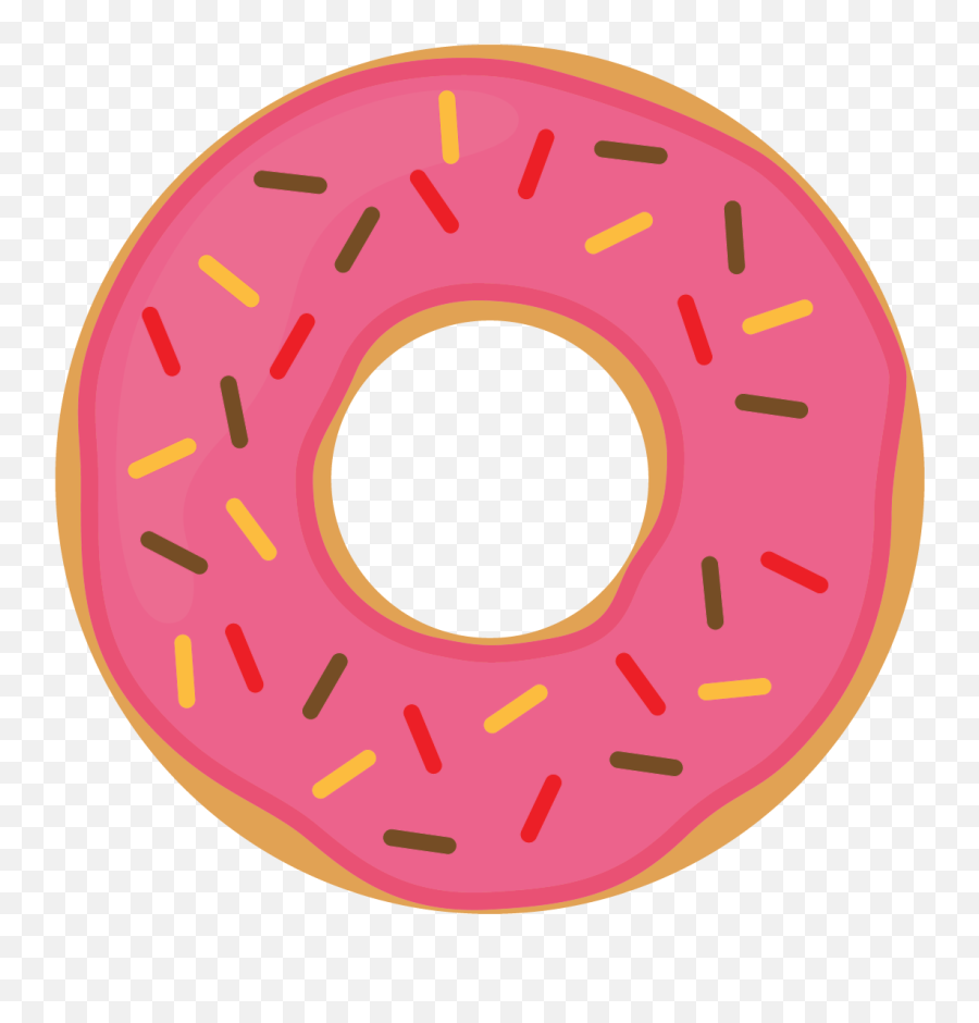 Donut Illustration - Girly Emoji,Donut Emoji Cut File