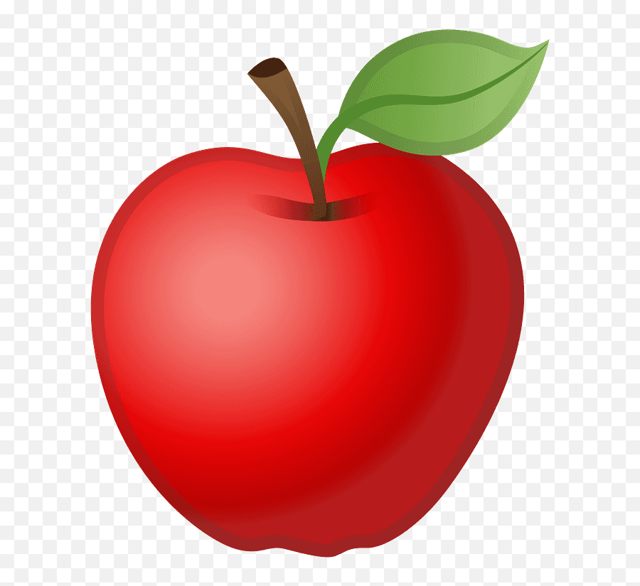 Red Apple Emoji - Transparent Background Apple Emoji,Emoji Meanings Food