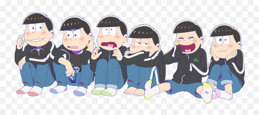 Haikyuu Anime Anime Guys - 6 Emoji,Osomatsu-san Jyushimatsu Emotions