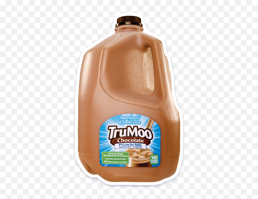 Trumoo Brand Milk Stickers - Chocolate Milk Brands Trumoo Emoji,Chocolate And Milk Bottle Emoji