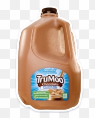 Trumoo Brand Milk Stickers - Chocolate Milk Brands Trumoo Emoji,Chocolate And Milk Bottle Emoji