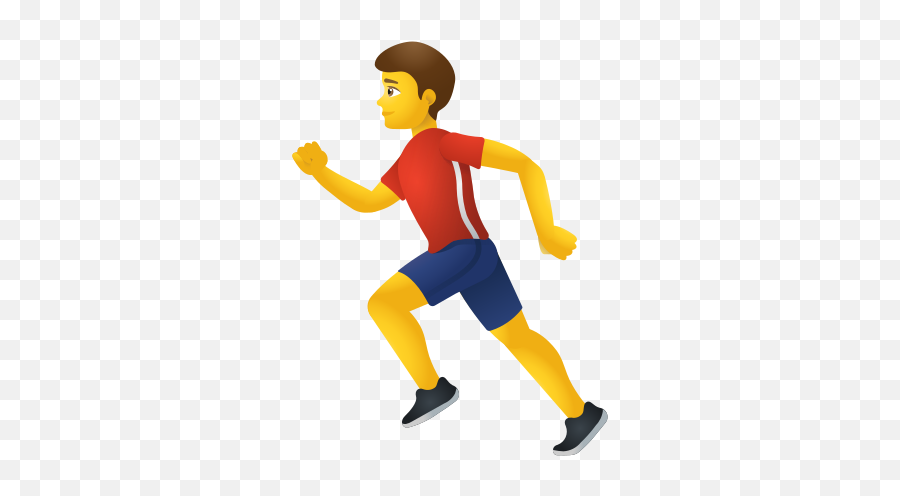 Man Running - Man Running Emoji Png,Running Emoji Png