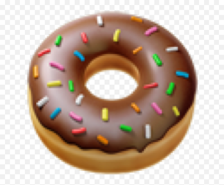 Donut Emoji Chocolate Sticker - Donut Emoji,Emoji Donuts
