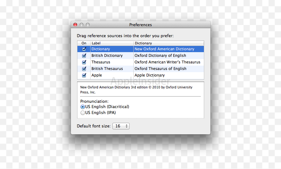 Oxford Dictionary Apple - Vertical Emoji,