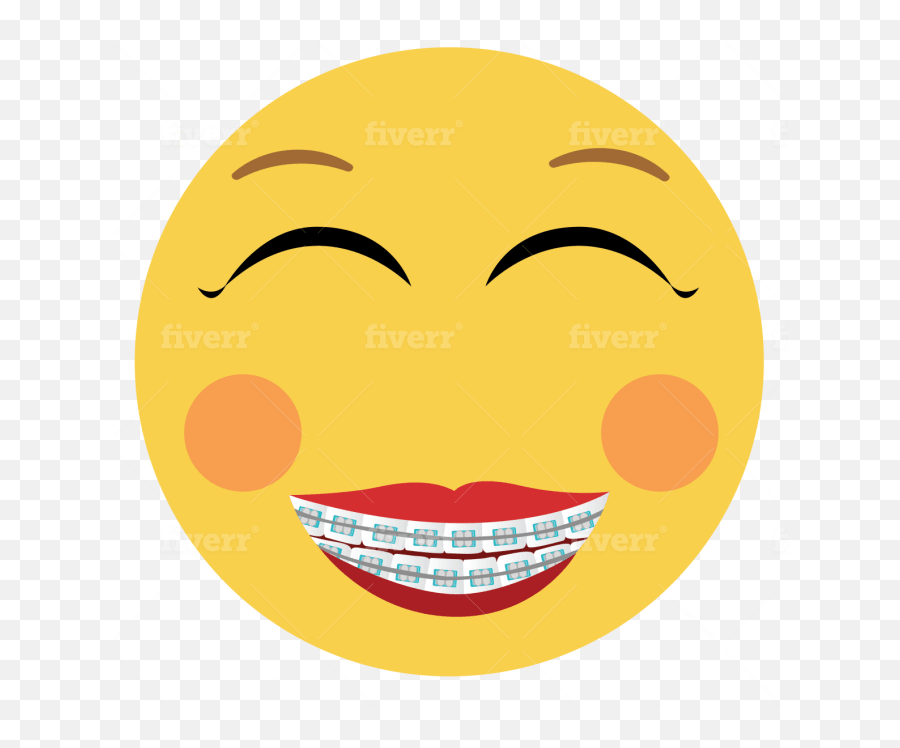 Create Funny Emoticon Or Set Of Emoji With Vector Hq By - Wide Grin,Emoji Vector