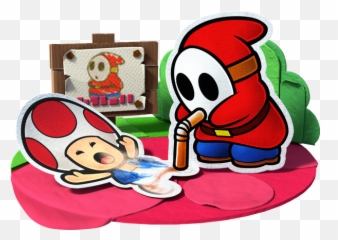 Least Favorite Mario Kart Map - Paper Mario Color Splash Shy Guy Emoji,Powerslide Emoticon