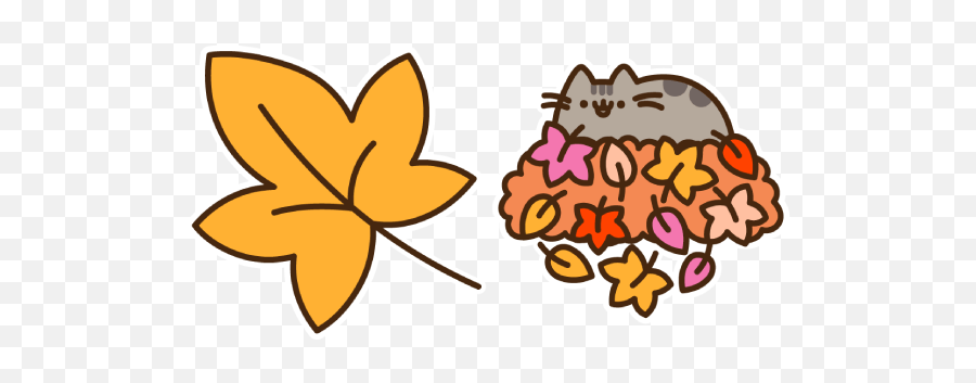 Top Downloaded Cursors - Custom Cursor Pusheen Autumn Emoji,Pusheen Emoji