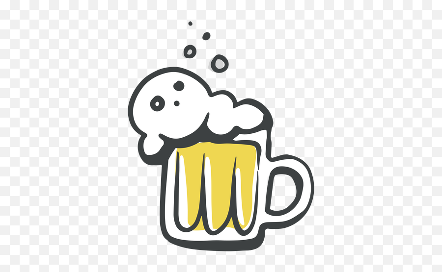 Beer Jug Doodle - Transparent Png U0026 Svg Vector File Beer Glassware Emoji,Drinking Buddies Emoticons