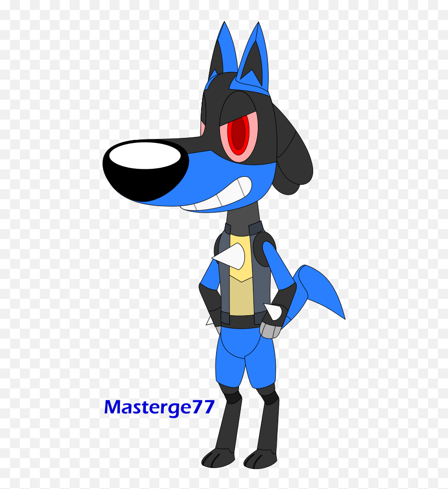 Max The Robot Lucario By Masterge77 - Fur Affinity Dot Net Fictional Character Emoji,Cute Robot Emotions