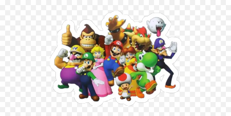 Super Mario Bross Stickers For Whatsapp - Mario Super Bros Party Emoji,Emoji 2 Super Mario