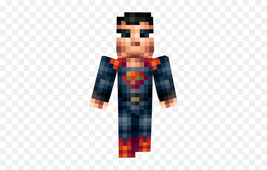 Minecraft Skin Warrior - Superman Man Of Steel Minecraft Skin Emoji,Minecraft B Emoji Optifine Cape