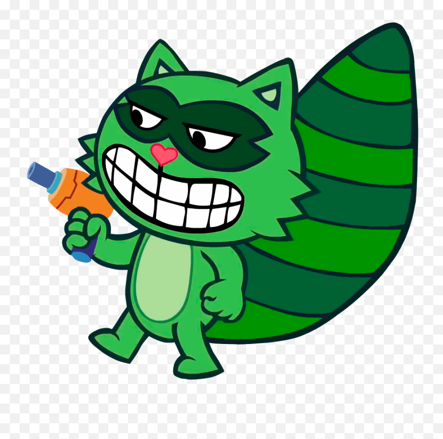 Htf Shifty Lifty Transparent Png Image - Happy Tree Friends Characters Emoji,Shifty Emoticon Htf