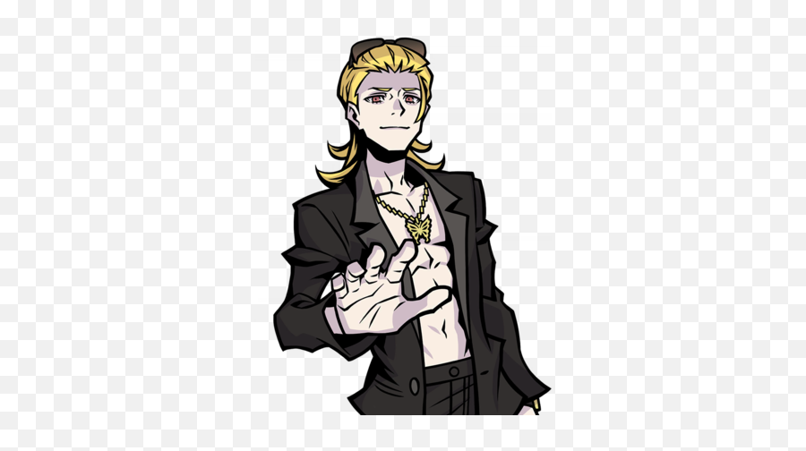 Neo The World Ends With You Characters - Tv Tropes Emoji,Put On Sunglasses Japanese Emoticon