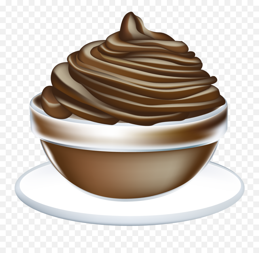 Clip Art Chocolate Pudding Clipart - Chocolate Pudding Clipart Emoji,Chocolate Pudding Emoji