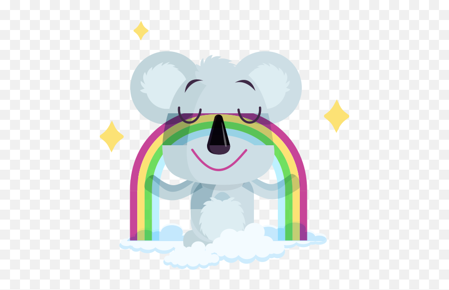 Meditation Stickers - Free Wellness Stickers Emoji,Koala Emoji Pack