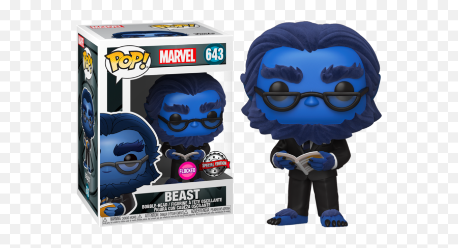 Free Shipping New Marvel Beast Flocked Pop 643 Collectibles Emoji,Emoji Amigurumi