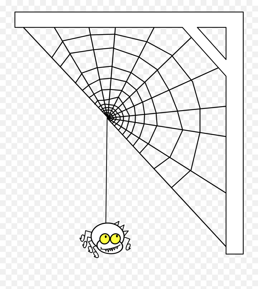 Spider Web At Corner Svg Vector Emoji,Spiderweb Unicode Emoticon