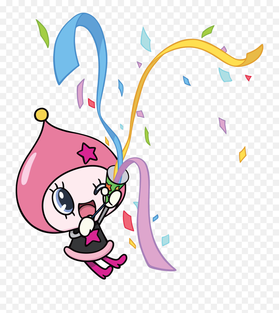 Anime Girl Party Popper Clipart - Transparent Party Popper Gif Emoji,Popper Emoji