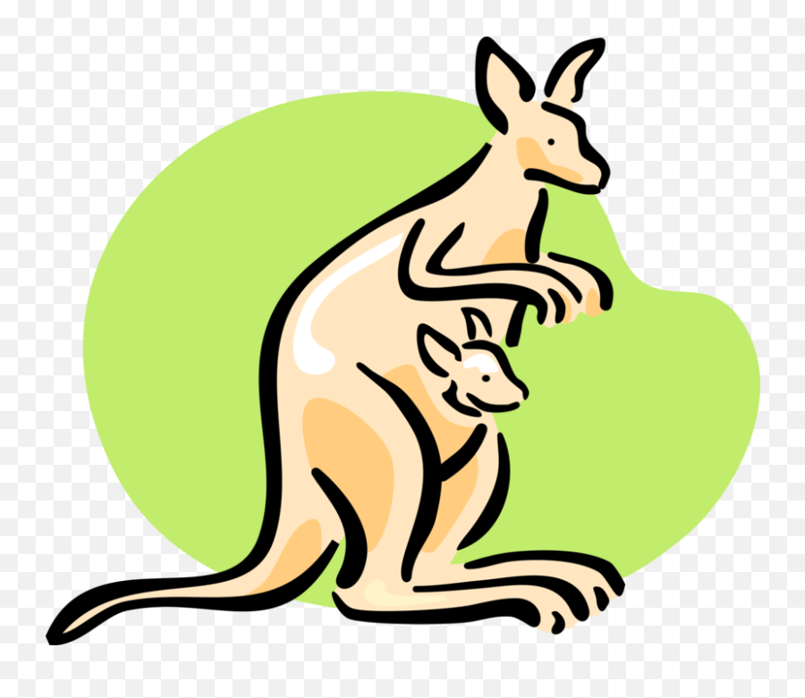 Australian Kangaroo - Vector Image Emoji,Australian Emoji