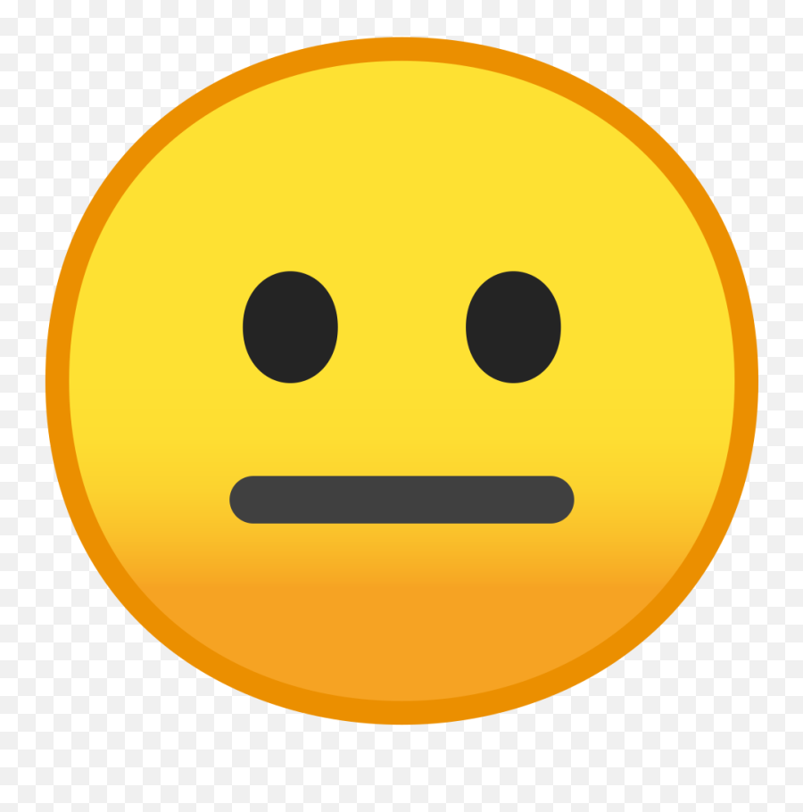 Questback Essentials - Straight Line Face Emoji,Emoji Quest