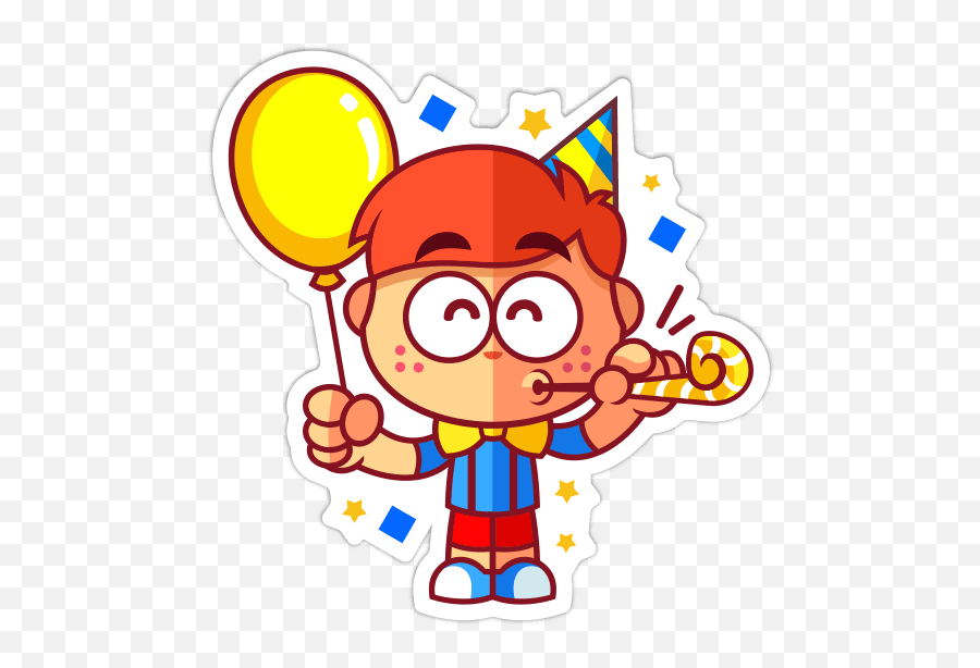 Happy Birthday Stickers Facebook Copy - Happy Emoji,My Balloon Emoji Copy And Paste