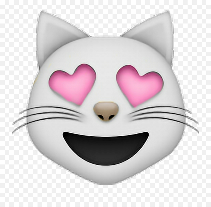Png Hearts Emoji Tumblr Edit Overlay,Cat Emoji Png