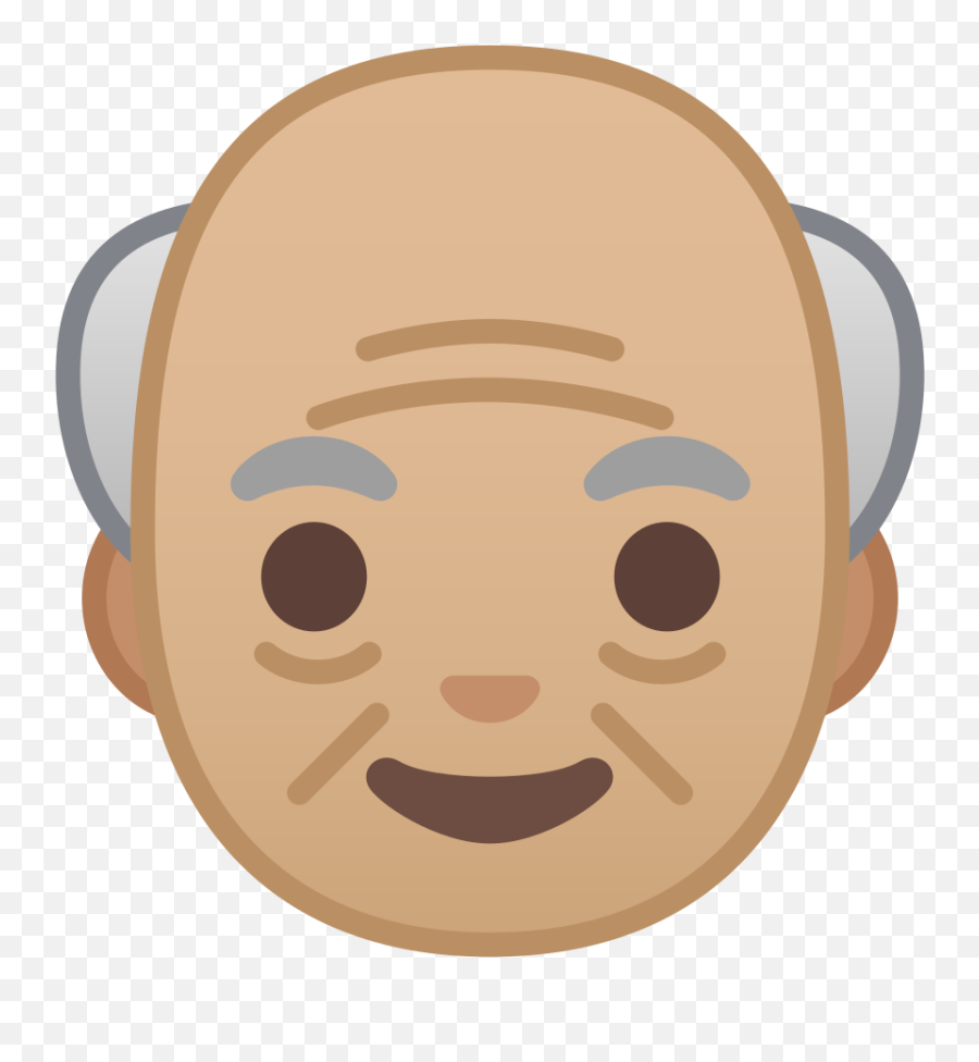 Old Man Medium Light Skin Tone Icon - Old Man Emoji Png,Light Skin Emoji