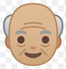 Old Man Medium Light Skin Tone Icon - Old Man Emoji Png,Light Skin Emoji