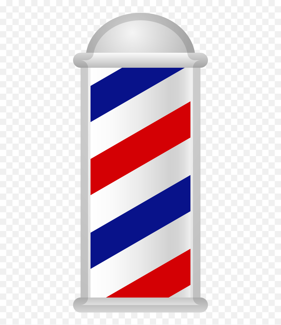 Barbers Pole - Clip Art Barber Shop Pole Emoji,Dunce Emoji