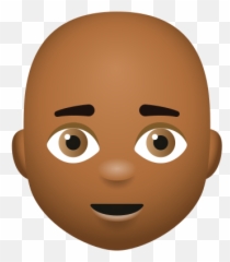Bald Man Medium Dark Skin Tone Icon - Light Skin Boys With Curly Hair Curly Emoji,Vampire Emoji