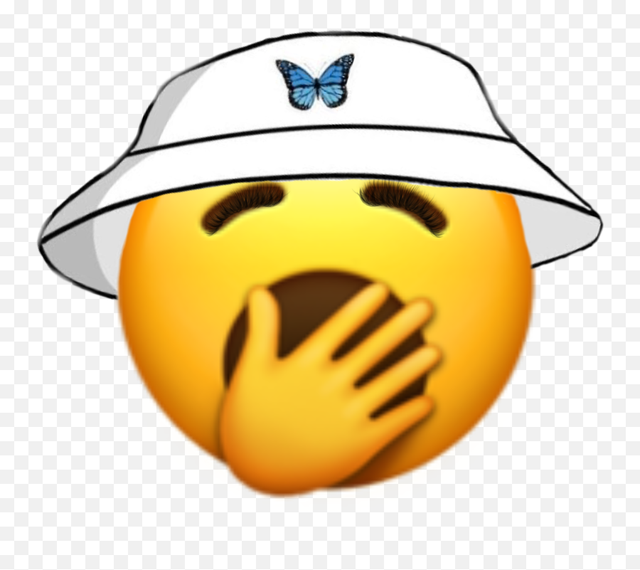 The Most Edited Bulles Picsart - Tired Emoji,Emoticon With A Baseball Cap