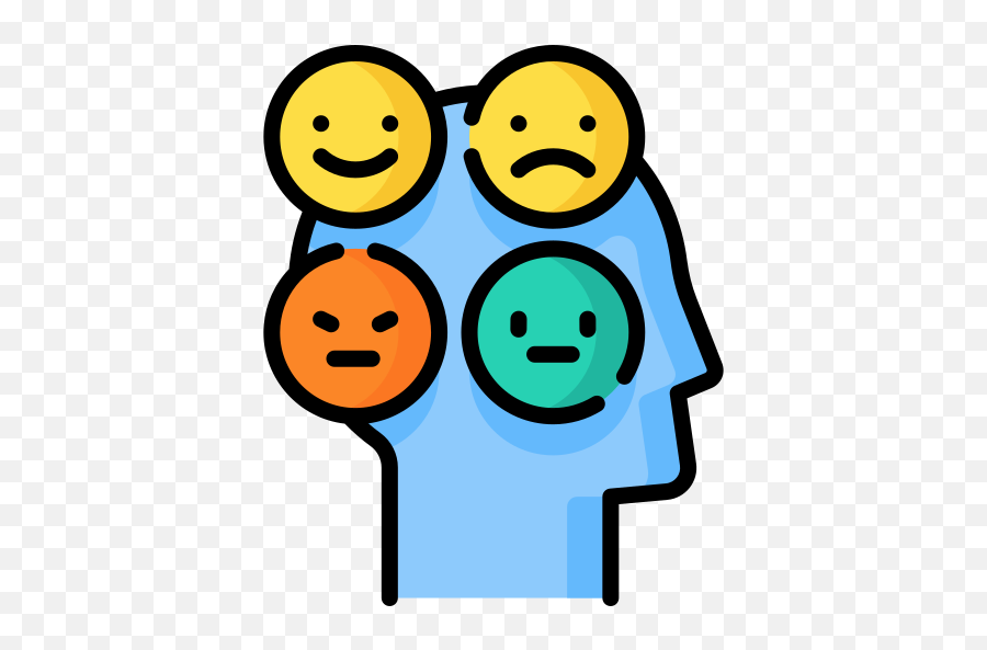 Emotions - Iconos De Emociones Png Emoji,Free Small People Vectors Show Emotions Have Large Heads