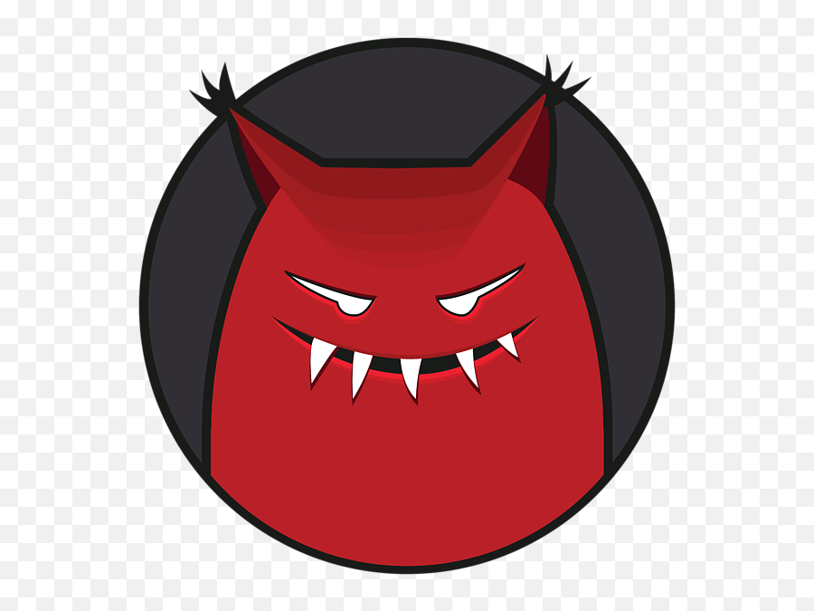 Red Evil Monster With Pointy Ears T - Fictional Character Emoji,Cover Ears Emoticon -emoji