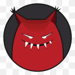 Red Evil Monster With Pointy Ears T - Fictional Character Emoji,Cover Ears Emoticon -emoji