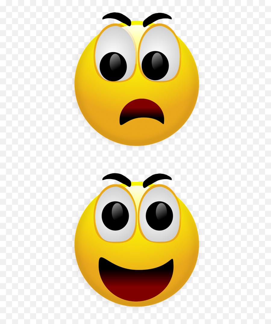 Free Photo Angry Laughing Happy Fear Scared Smiley Anger - Clipart Amazed Emoji,Scared Emoji