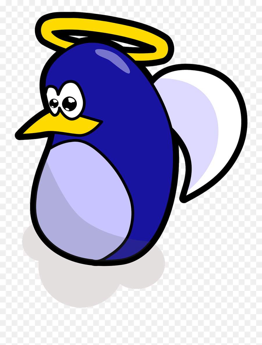Httpswwwpicpngcomduck - Rubbercutestandingbirdpng Angel Penguin Emoji,Android Loaf Of Bread Emoticon