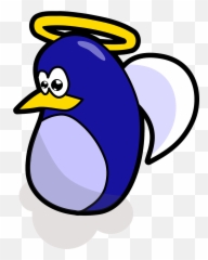 Httpswwwpicpngcomduck - Rubbercutestandingbirdpng Angel Penguin Emoji,Android Loaf Of Bread Emoticon