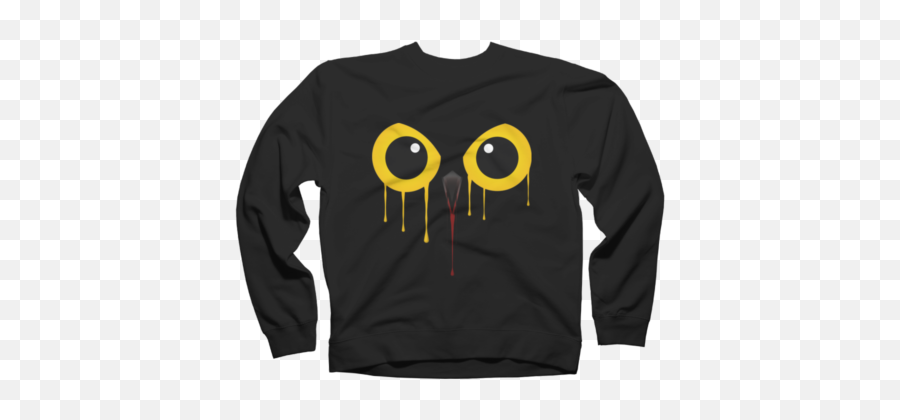 Owl Sweatshirts Design By Humans - Sweater Emoji,Emoticon Of Starry Eyes
