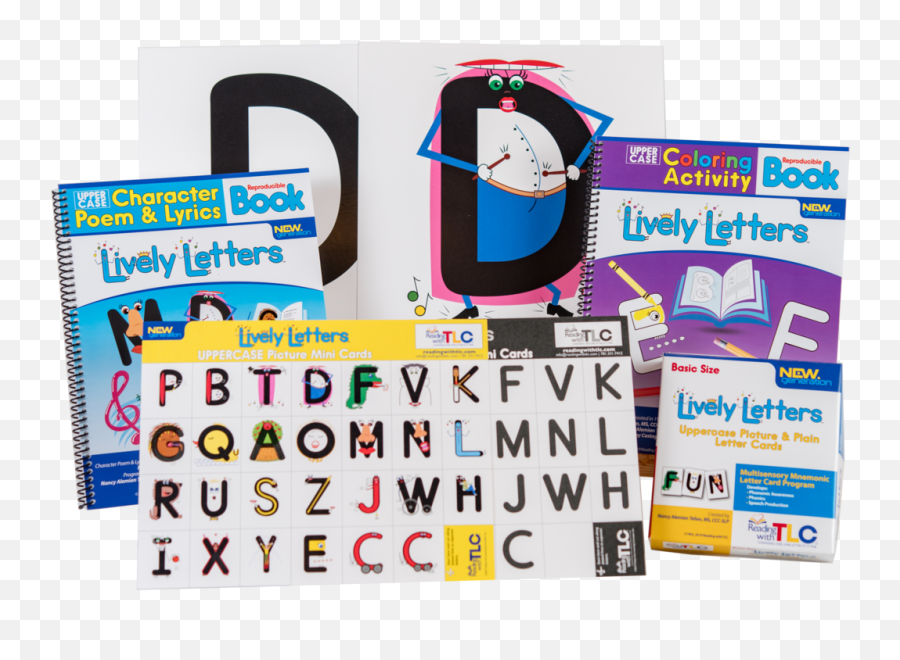 New Generation Lively Letters Uppercase Supplemental Bundle - Lively Letters Uppercase Emoji,Multisensory Emotion