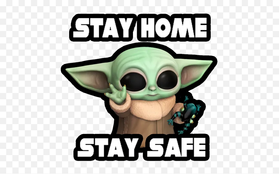 Baby Yoda By Projecteva Whatsapp Stickers - Stickers Cloud Yoda Emoji,Star Wars Emoticons Para Whats