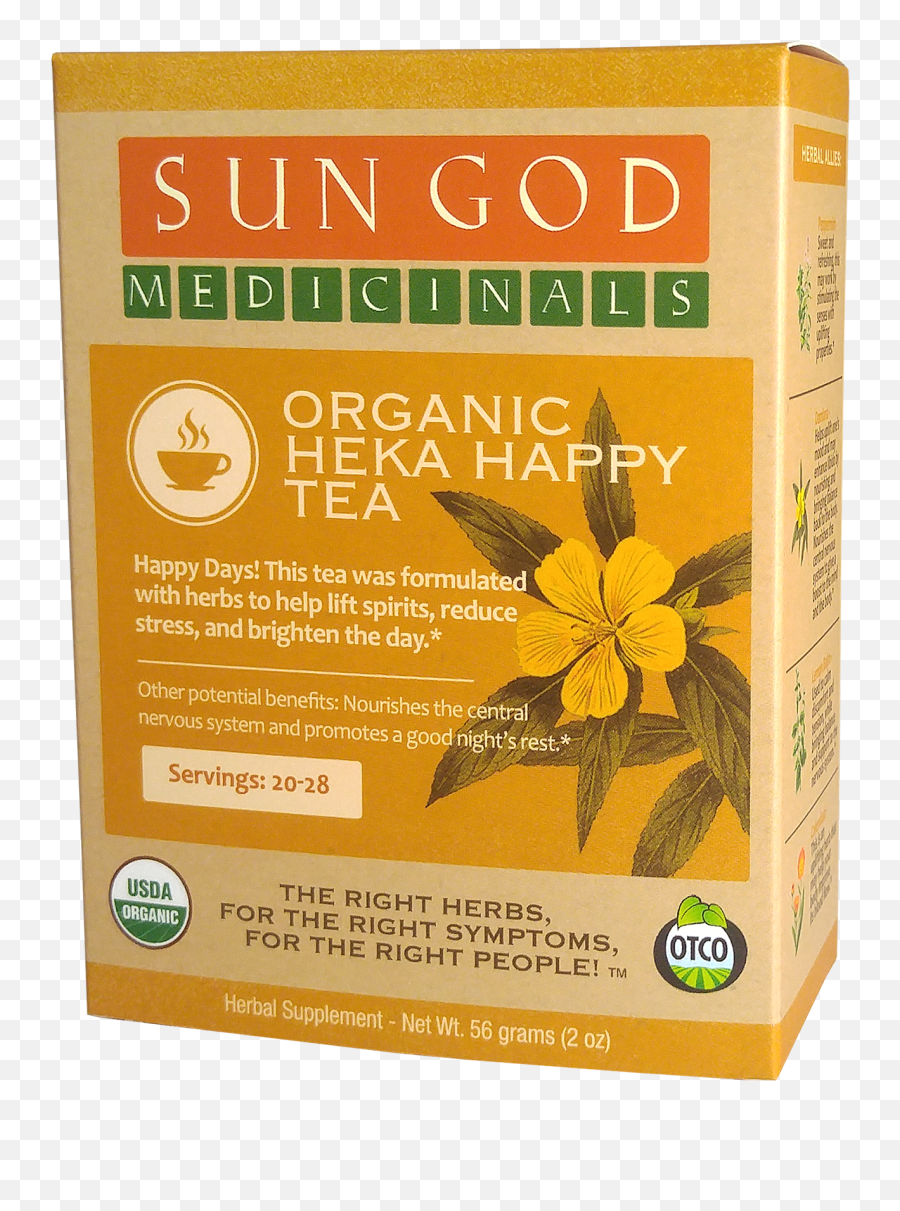 Heka Happy Herbal Tea Organic Herbal - Panacea Herb Emoji,Dont Serve Emotions Tea