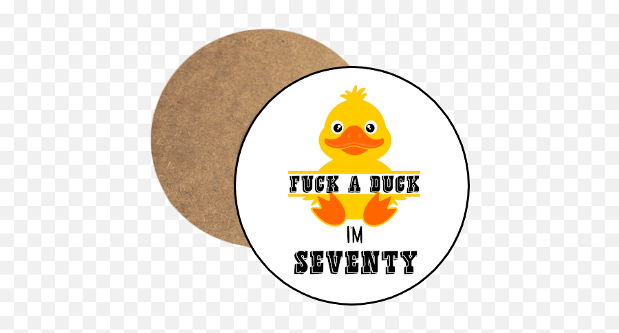 70th Birthday Mug U0026 Coaster Fucka Duck Giftfor Himher - Happy Emoji,Holy Crap Its Your Birthday Emoji