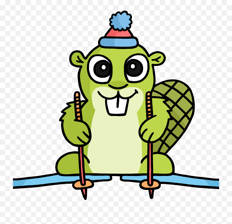 Ski Adsy - Angry Beaver Emoji,Facebook Emoticon Skis