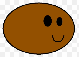 Egg Potato - Happy Emoji,Blobby Alien Emoticon