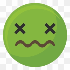 Nausea Face Emoji - Pink Whatsapp Download,Emoji With Butterflies In Stomach