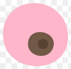 Breast Nipple Silhouette Hand Drawn - Restaurante Flor Do Arneiro Emoji,Text Emoticon For Breasts.