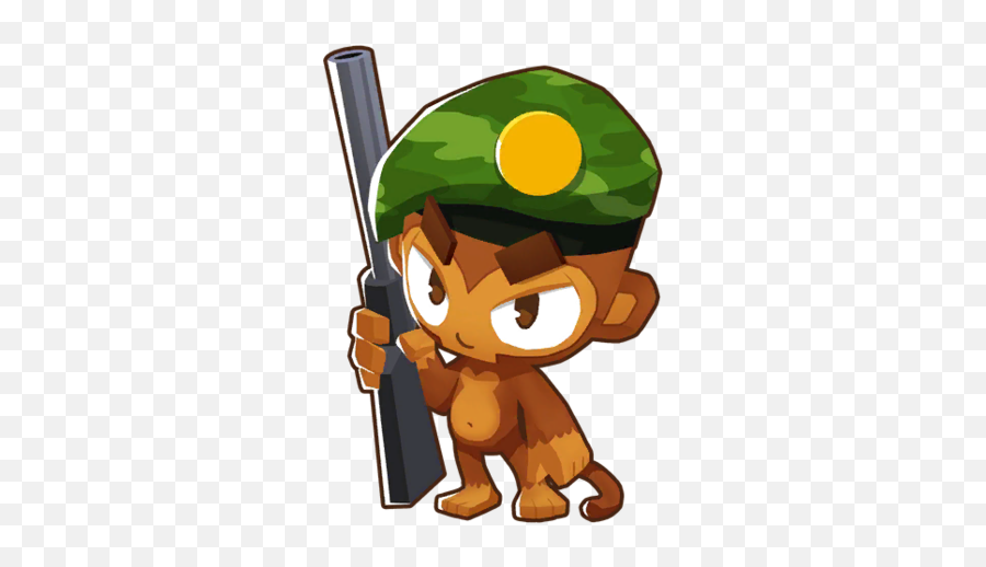 Sniper Monkey Btd8 Htp Bloons Conception Wiki Fandom - Bloons Tower Defense Monkey Emoji,Sniper Heart Emojis