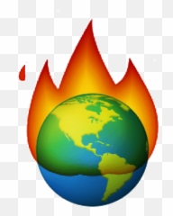 Burning World Emoji Sticker - Burning World Emoji Discover World Cup Emoji,World Emoticon For Facebook